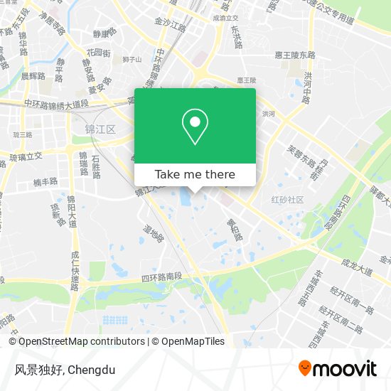 风景独好 map