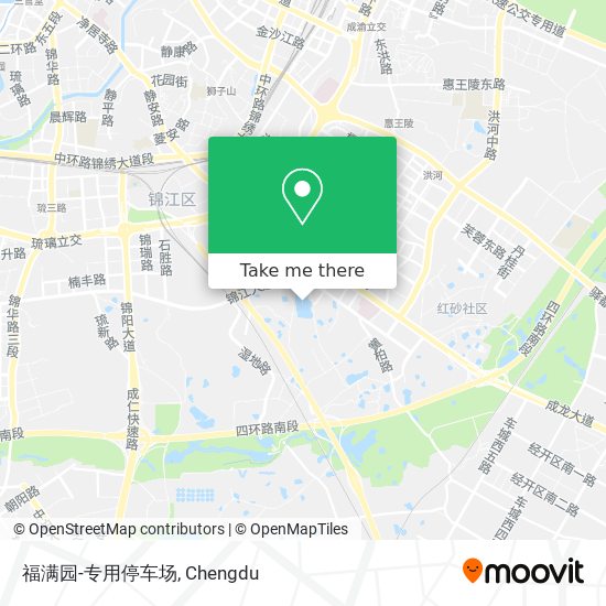 福满园-专用停车场 map