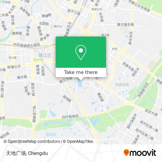 天地广场 map