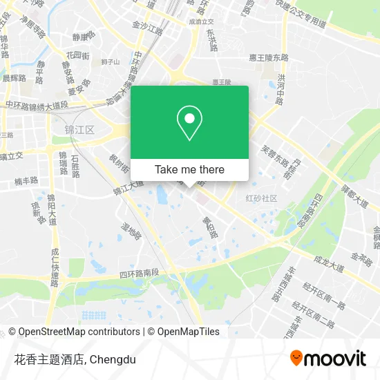 花香主题酒店 map