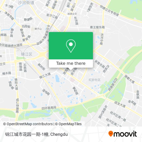 锦江城市花园一期-1幢 map