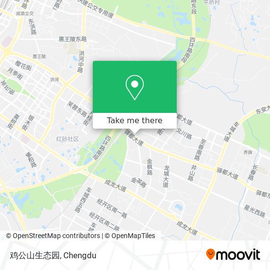 鸡公山生态园 map