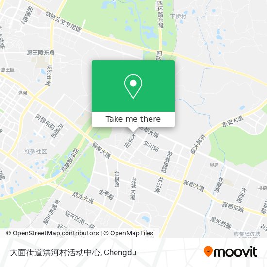 大面街道洪河村活动中心 map