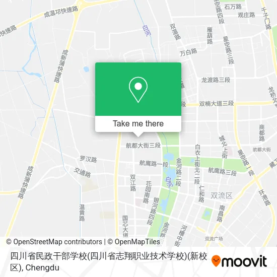 四川省民政干部学校(四川省志翔职业技术学校)(新校区) map