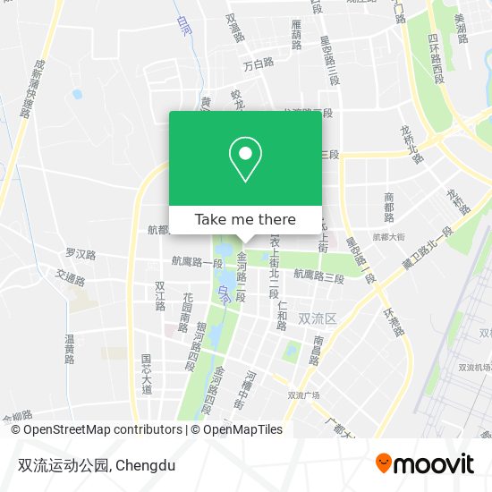 双流运动公园 map