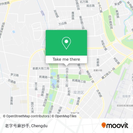 老字号麻抄手 map