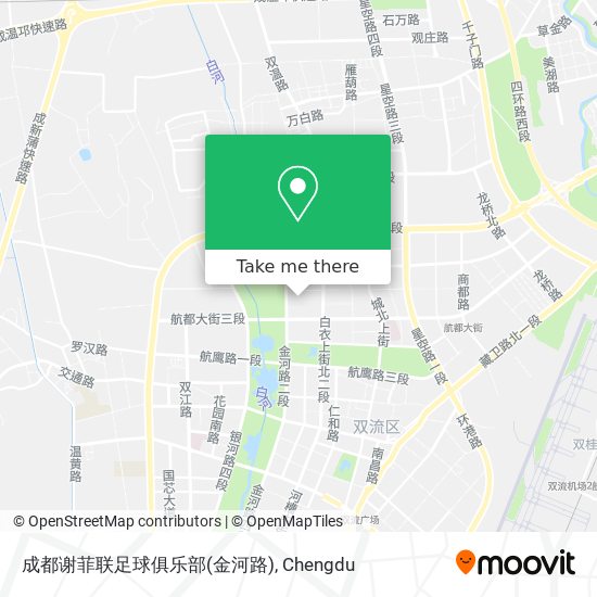 成都谢菲联足球俱乐部(金河路) map