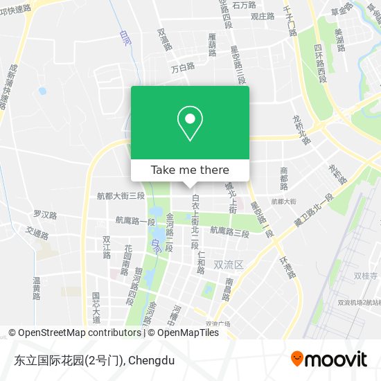 东立国际花园(2号门) map