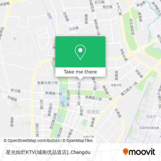 星光灿烂KTV(城南优品道店) map