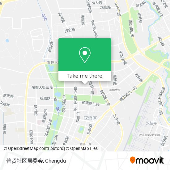 普贤社区居委会 map