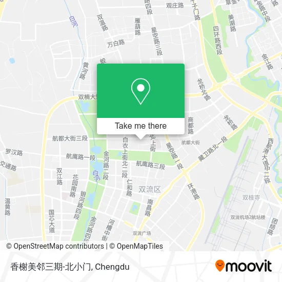 香榭美邻三期-北小门 map