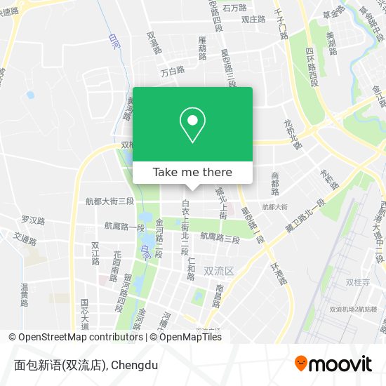 面包新语(双流店) map