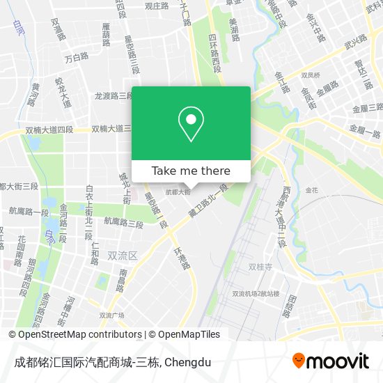 成都铭汇国际汽配商城-三栋 map
