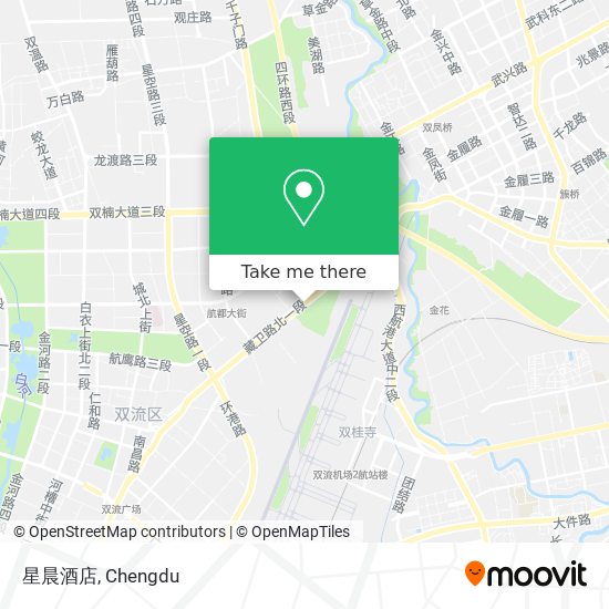 星晨酒店 map