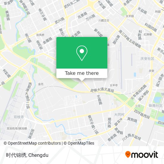 时代锦绣 map