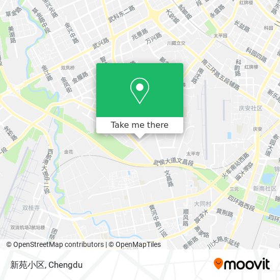 新苑小区 map
