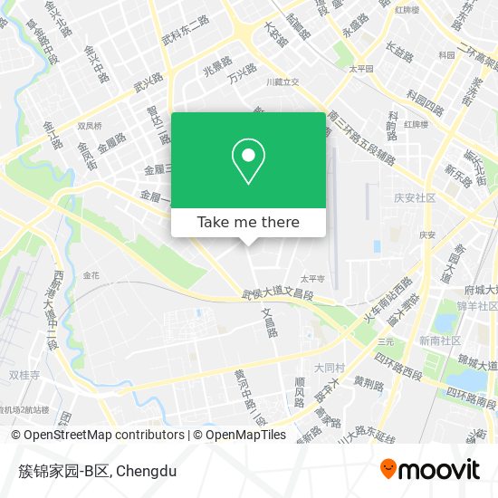 簇锦家园-B区 map
