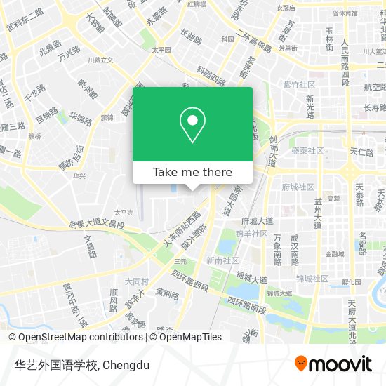 华艺外国语学校 map