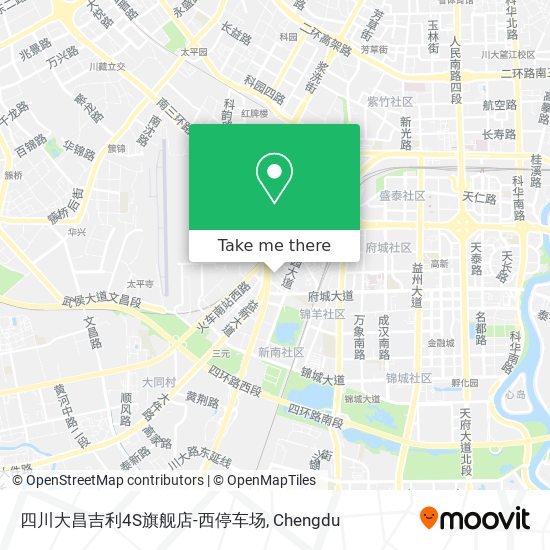 四川大昌吉利4S旗舰店-西停车场 map