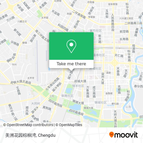 美洲花园棕榈湾 map