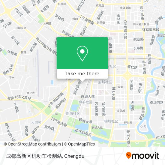 成都高新区机动车检测站 map