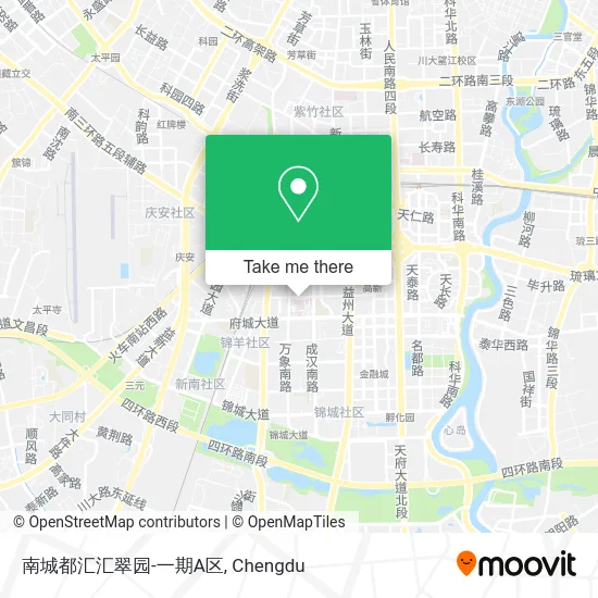 南城都汇汇翠园-一期A区 map