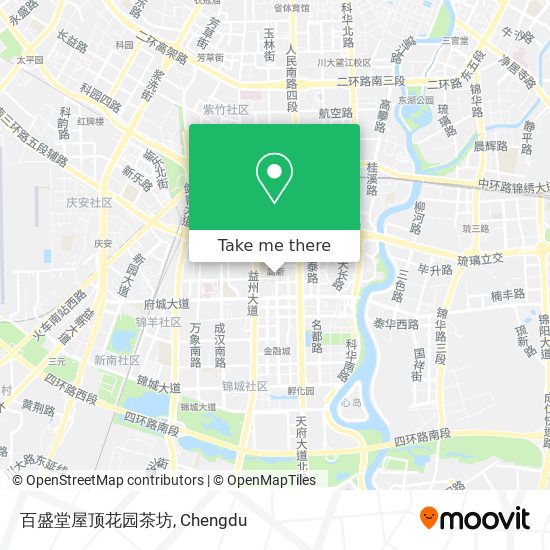 百盛堂屋顶花园茶坊 map