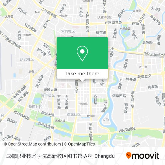 成都职业技术学院高新校区图书馆-A座 map