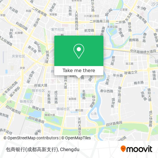 包商银行(成都高新支行) map