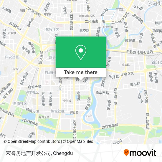 宏誉房地产开发公司 map