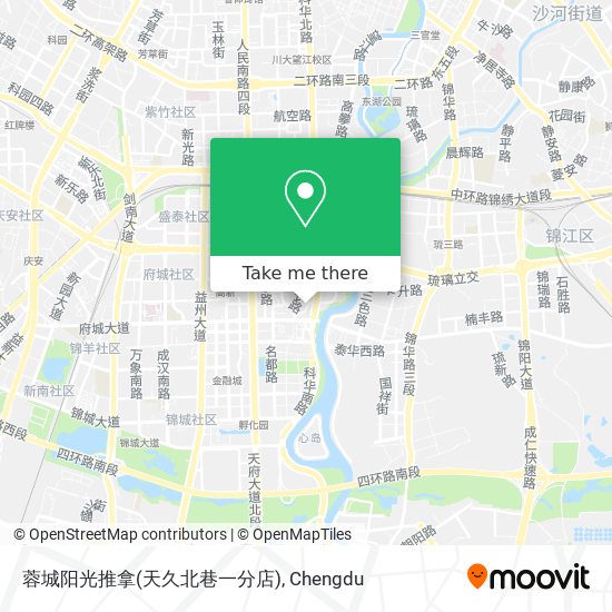 蓉城阳光推拿(天久北巷一分店) map
