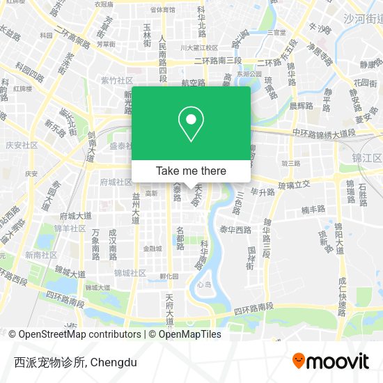 西派宠物诊所 map