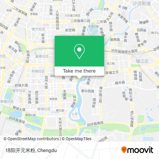 绵阳开元米粉 map