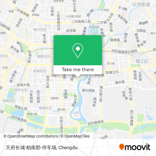 天府长城·柏南郡-停车场 map