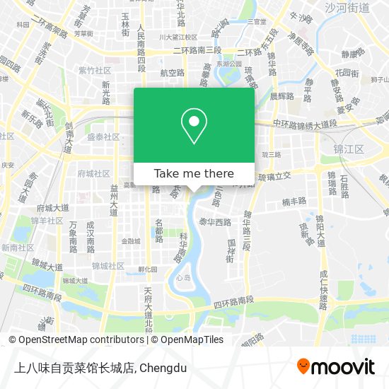 上八味自贡菜馆长城店 map