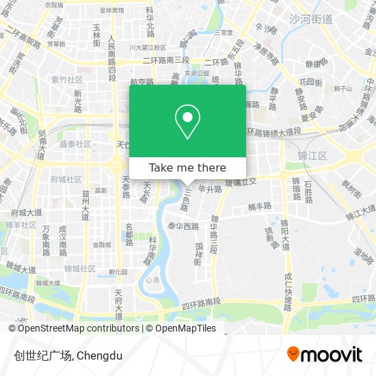 创世纪广场 map