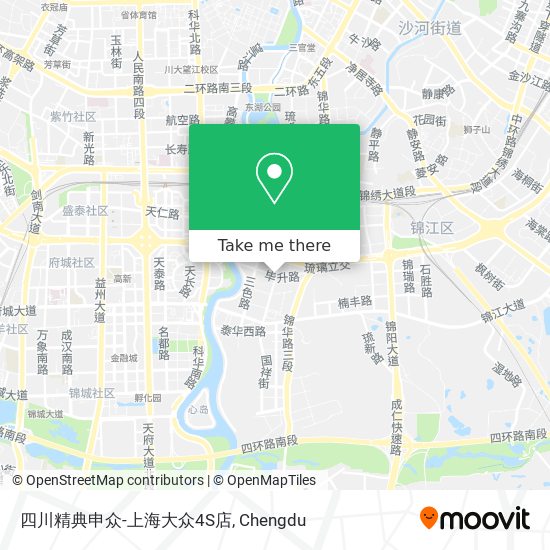 四川精典申众-上海大众4S店 map