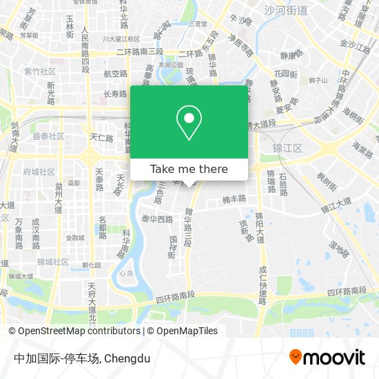 中加国际-停车场 map