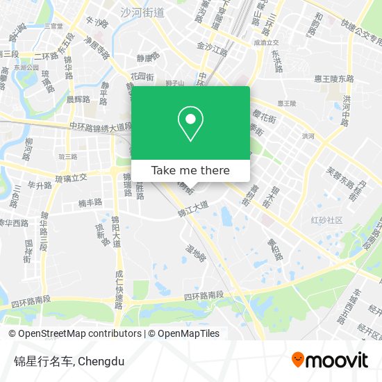 锦星行名车 map