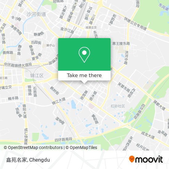 鑫苑名家 map