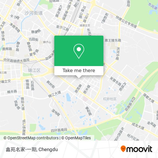鑫苑名家-一期 map