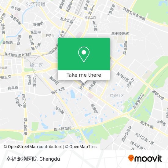 幸福宠物医院 map