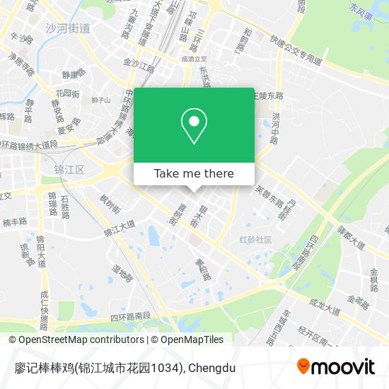 廖记棒棒鸡(锦江城市花园1034) map