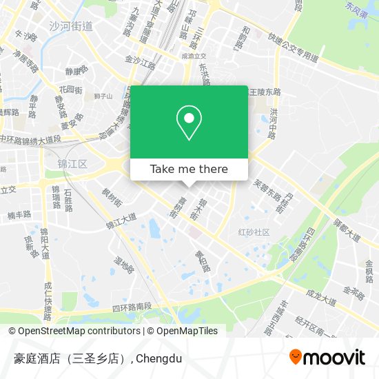 豪庭酒店（三圣乡店） map