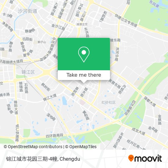 锦江城市花园三期-4幢 map