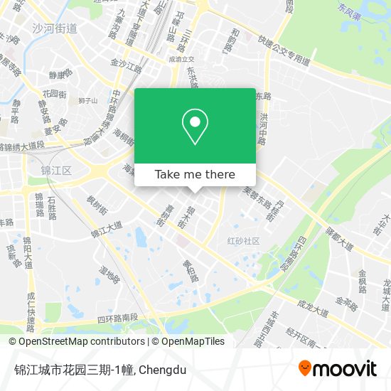 锦江城市花园三期-1幢 map