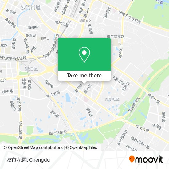 城市花园 map