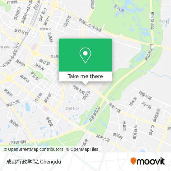 成都行政学院 map