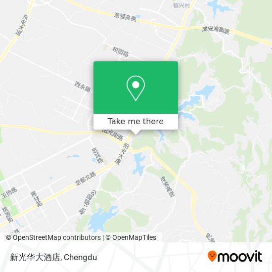 新光华大酒店 map