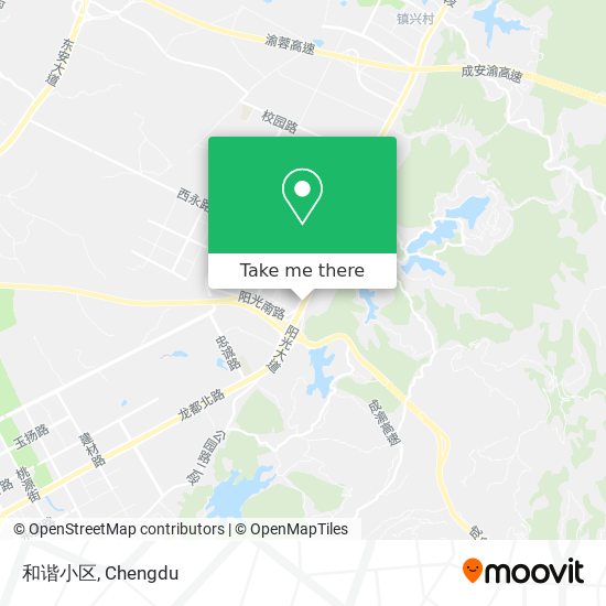 和谐小区 map